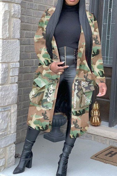 Denim Camo "Nothing like a Sista"Jacket