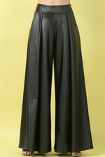 The "Bella" Palazzo Faux Leather Pants