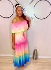 "Rainbow" Maxi Dress