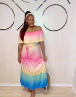 "Rainbow" Maxi Dress