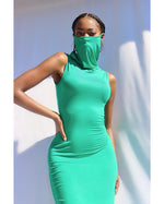 "Arabian" Maxi Dress w/attached mask